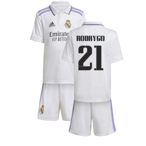 2022-2023 Real Madrid Home Mini Kit (RODRYGO 21)