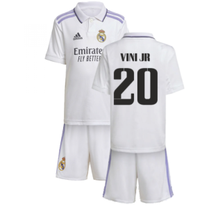 2022-2023 Real Madrid Home Mini Kit (VINI JR 20)