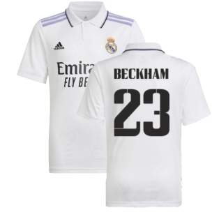 2022-2023 Real Madrid Home Shirt (Kids) (BECKHAM 23)