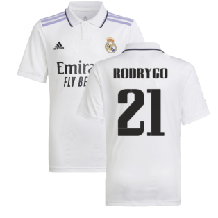 2022-2023 Real Madrid Home Shirt (Kids) (RODRYGO 21)