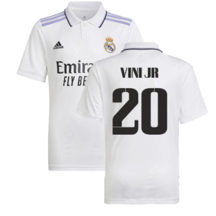 2022-2023 Real Madrid Home Shirt (Kids) (VINI JR 20)
