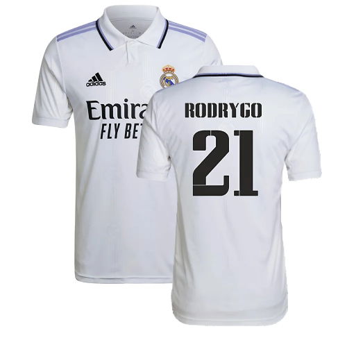 2022-2023 Real Madrid Home Shirt (RODRYGO 21) 2022-2023 Real Madrid Home Shirt (RODRYGO 21)
