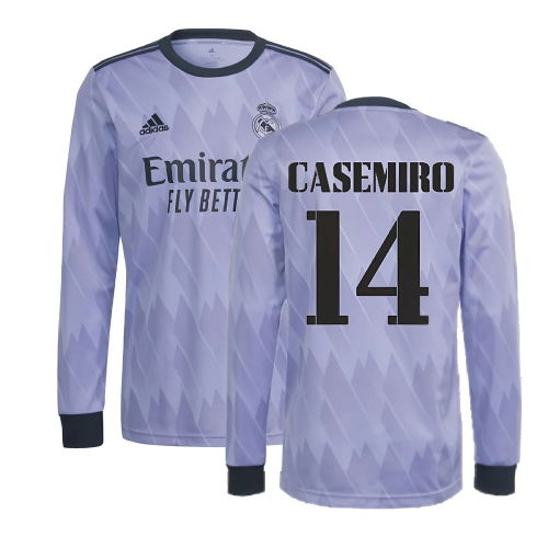 2022-2023 Real Madrid Long Sleeve Away Shirt (CASEMIRO 14) 2022-2023 Real Madrid Long Sleeve Away Shirt (CASEMIRO 14)