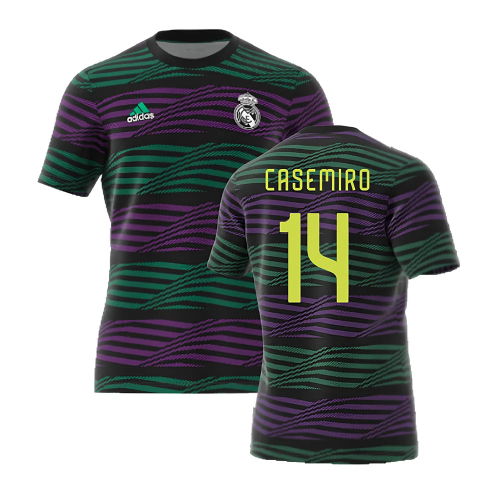 2022-2023 Real Madrid Pre-Match Jersey (CASEMIRO 14) 2022-2023 Real Madrid Pre-Match Jersey (CASEMIRO 14)