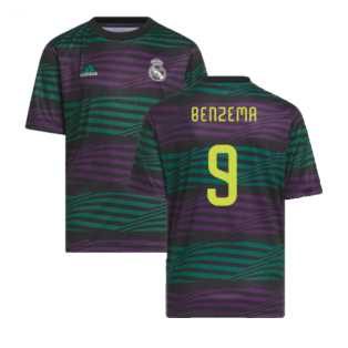 2022-2023 Real Madrid Pre-Match Jersey (Kids) (BENZEMA 9)