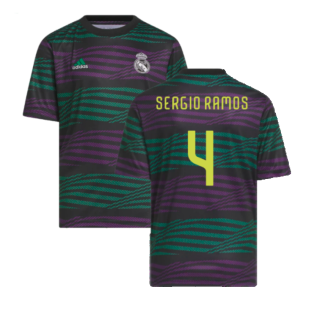 2022-2023 Real Madrid Pre-Match Jersey (Kids) (SERGIO RAMOS 4)