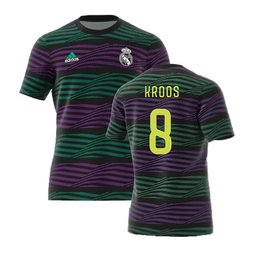 2022-2023 Real Madrid Pre-Match Jersey (KROOS 8) 2022-2023 Real Madrid Pre-Match Jersey (KROOS 8)