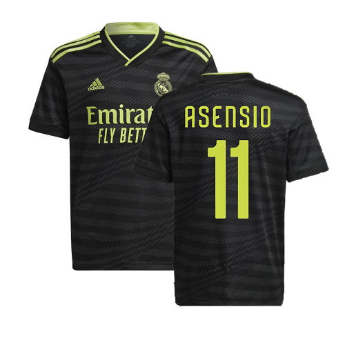 2022-2023 Real Madrid Third Shirt (Kids) (ASENSIO 11) 2022-2023 Real Madrid Third Shirt (Kids) (ASENSIO 11)