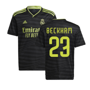 2022-2023 Real Madrid Third Shirt (Kids) (BECKHAM 23)