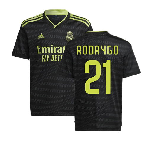 2022-2023 Real Madrid Third Shirt (Kids) (RODRYGO 21) 2022-2023 Real Madrid Third Shirt (Kids) (RODRYGO 21)