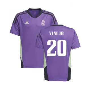 2022-2023 Real Madrid Training Jersey (Purple) - Kids (VINI JR 20)