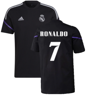 2022-2023 Real Madrid Training Tee (Black) (RONALDO 7)