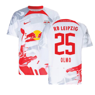 2022-2023 Red Bull Leipzig Home Shirt (White) - Kids (OLMO 25)