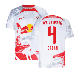 2022-2023 Red Bull Leipzig Home Shirt (White) - Kids (ORBAN 4)
