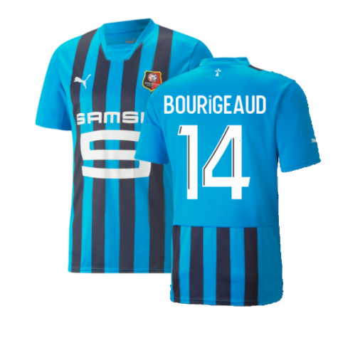 2022-2023 Rennes Third Shirt (BOURIGEAUD 14)