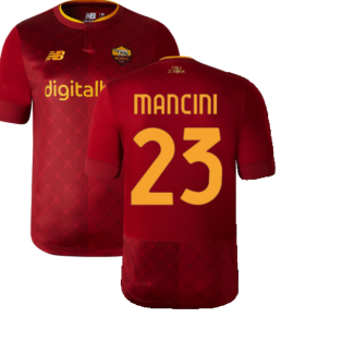 2022-2023 Roma Home Shirt (Kids) (MANCINI 23)