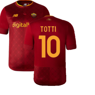 2022-2023 Roma Home Shirt (Kids) (TOTTI 10)