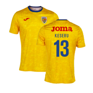 2022-2023 Romania Pre-Match Warm Up Shirt (Yellow) (KESERU 13)