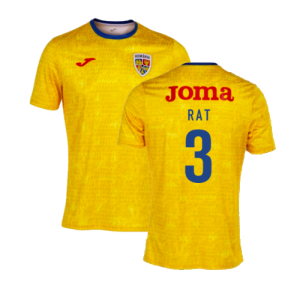 2022-2023 Romania Pre-Match Warm Up Shirt (Yellow) (RAT 3)
