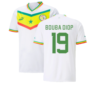 2022-2023 Senegal Home Shirt (BOUBA DIOP 19)