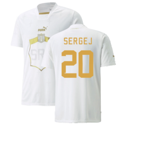 2022-2023 Serbia Away Shirt (SERGEJ 20)