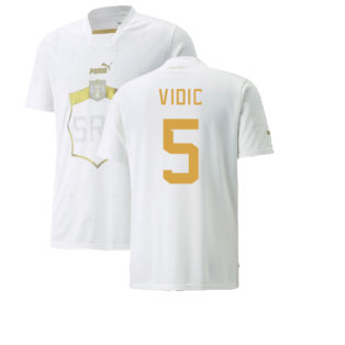 2022-2023 Serbia Away Shirt (VIDIC 5)