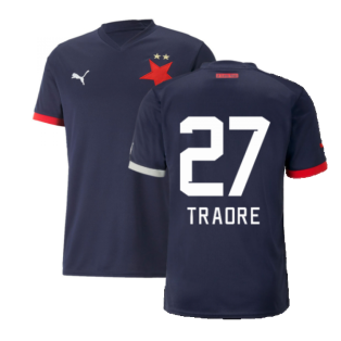 2022-2023 Slavia Prague Away Shirt (TRAORE 27)