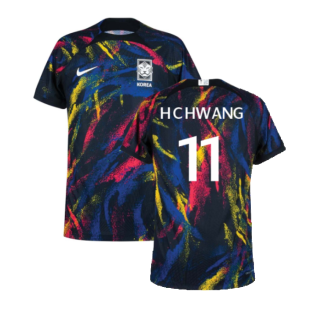 2022-2023 South Korea Away Match Vapor Shirt (H C HWANG 11)