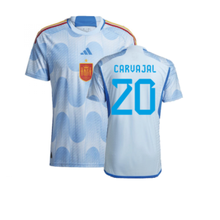 2022-2023 Spain Authentic Away Shirt (CARVAJAL 20)