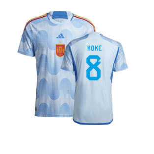 2022-2023 Spain Authentic Away Shirt (KOKE 8)