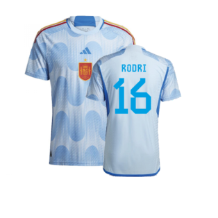 2022-2023 Spain Authentic Away Shirt (RODRI 16)