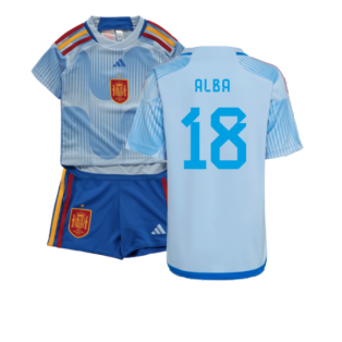 2022-2023 Spain Away Mini Kit (Alba 18)
