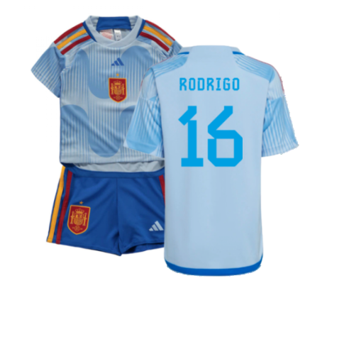 2022-2023 Spain Away Mini Kit (Rodrigo 16)