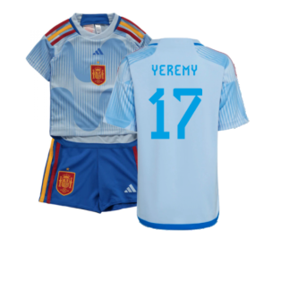 2022-2023 Spain Away Mini Kit (Yeremy 17)