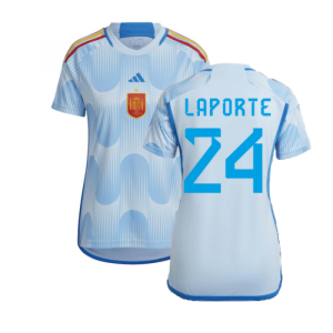 2022-2023 Spain Away Shirt (Ladies) (LAPORTE 24)