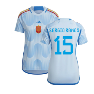 2022-2023 Spain Away Shirt (Ladies) (SERGIO RAMOS 15)