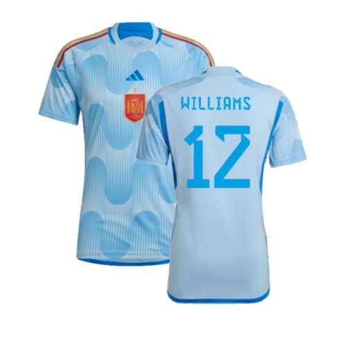 2022-2023 Spain Away Shirt (Williams 12) 2022-2023 Spain Away Shirt (Williams 12)