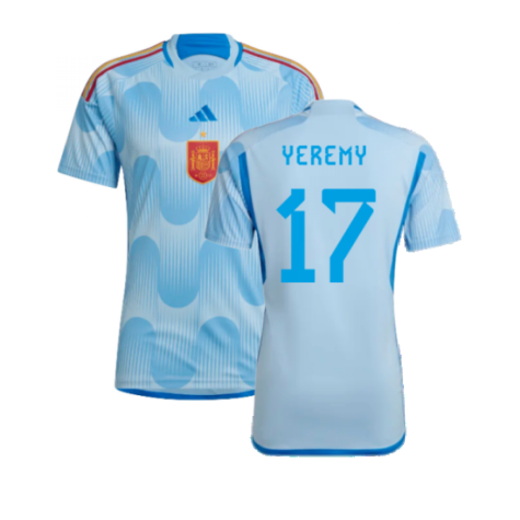 2022-2023 Spain Away Shirt (Yeremy 17)