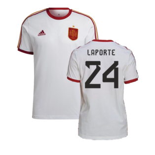 2022-2023 Spain DNA 3S Tee (White) (Laporte 24)