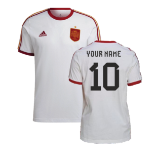 2022-2023 Spain DNA 3S Tee (White) (Your Name)