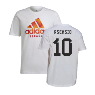 2022-2023 Spain DNA Graphic Tee (White) (Asensio 10)