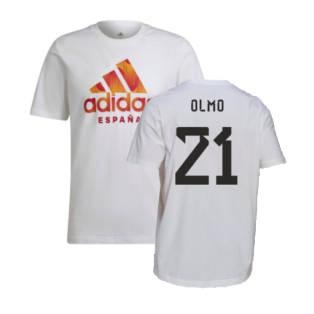2022-2023 Spain DNA Graphic Tee (White) (Olmo 21)