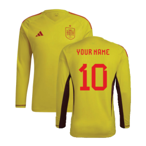 2022-2023 Spain Home Goalkeeper Shirt (Yellow)