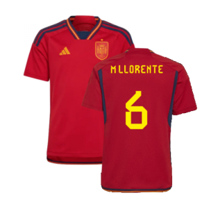 Camiseta 1ª España EURO 2021 Niño Marcos Llorente