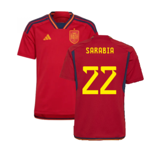 2022-2023 Spain Home Shirt (Kids) (Sarabia 22)