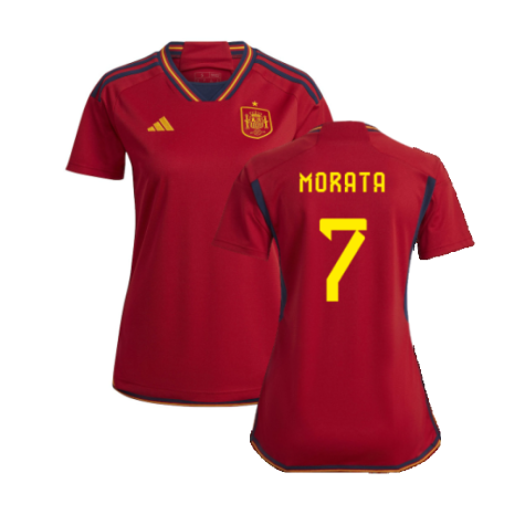 2022-2023 Spain Home Shirt (Ladies) (Morata 7)