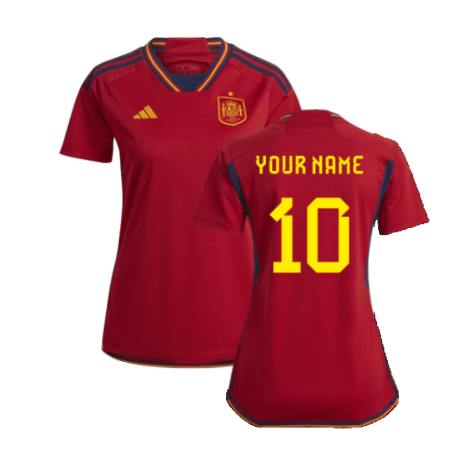 2022-2023 Spain Home Shirt (Ladies) (Your Name)