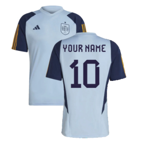 2022-2023 Spain Training Jersey (Glory Blue) (Your Name)
