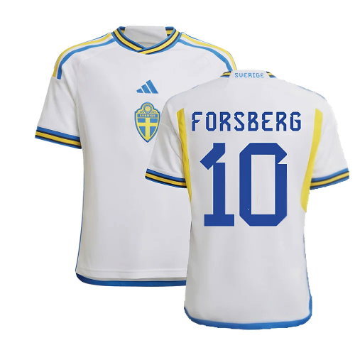 2022-2023 Sweden Away Shirt (Kids) (FORSBERG 10)