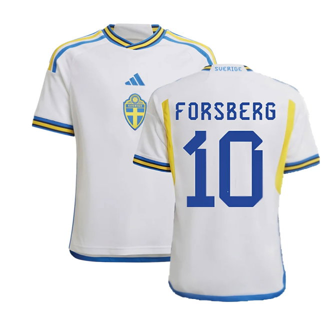 2022-2023 Sweden Away Shirt (Kids) (FORSBERG 10)